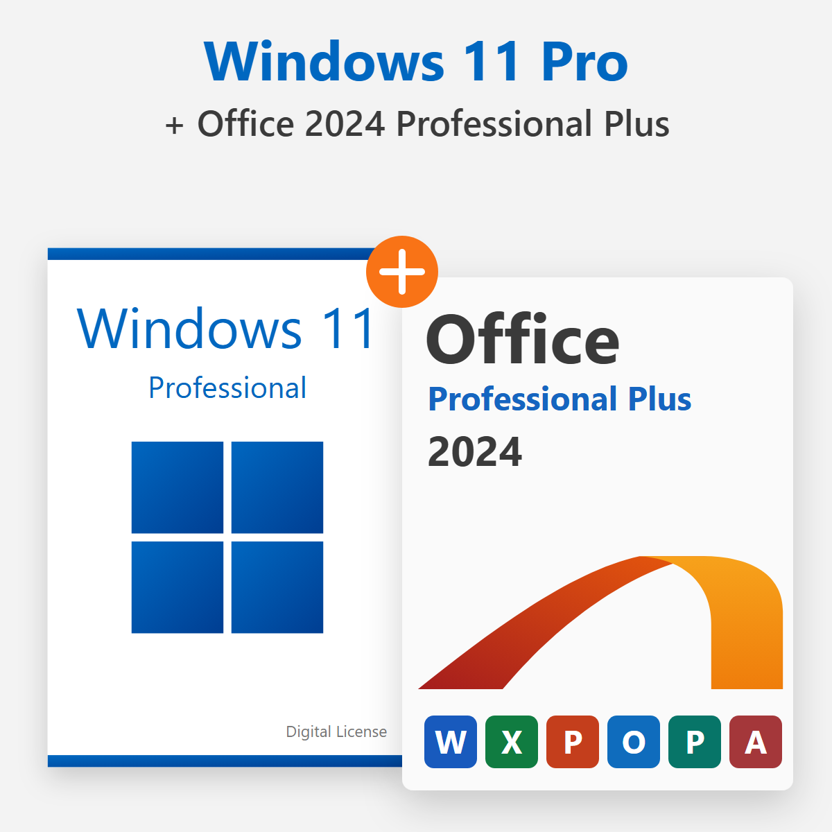 Windows 11 Pro + Office 2024 Professional Plus Bundle